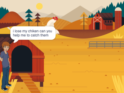 catch the chiken